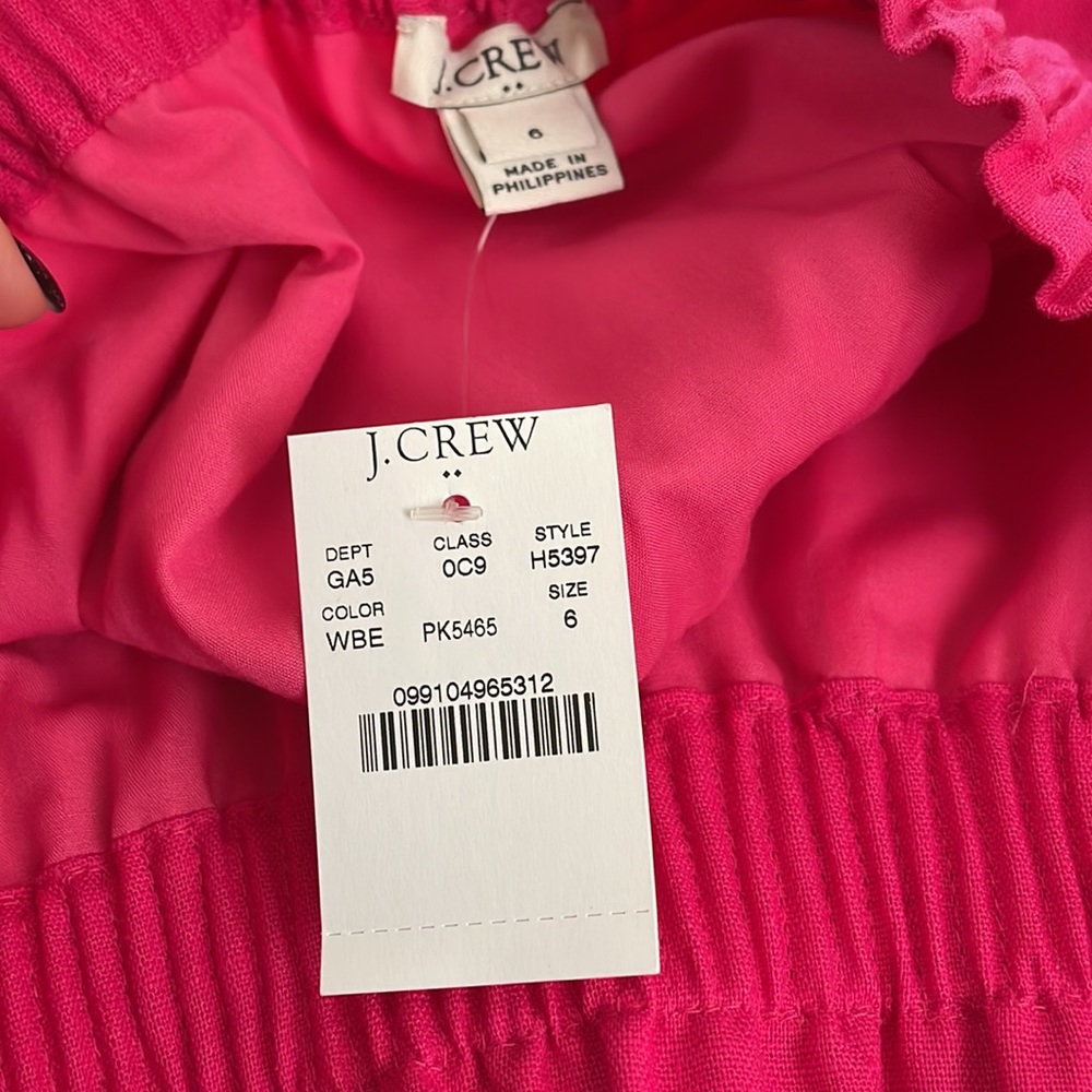 J Crew Pink Scallop Hem Skirt - Picture 6 of 7
